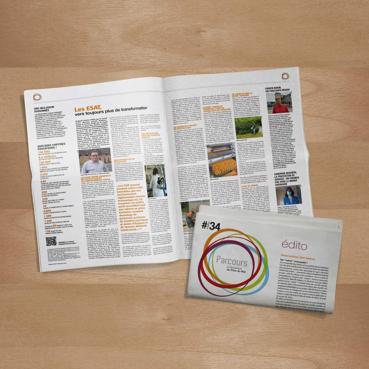 Création du journal du Clos du Nid