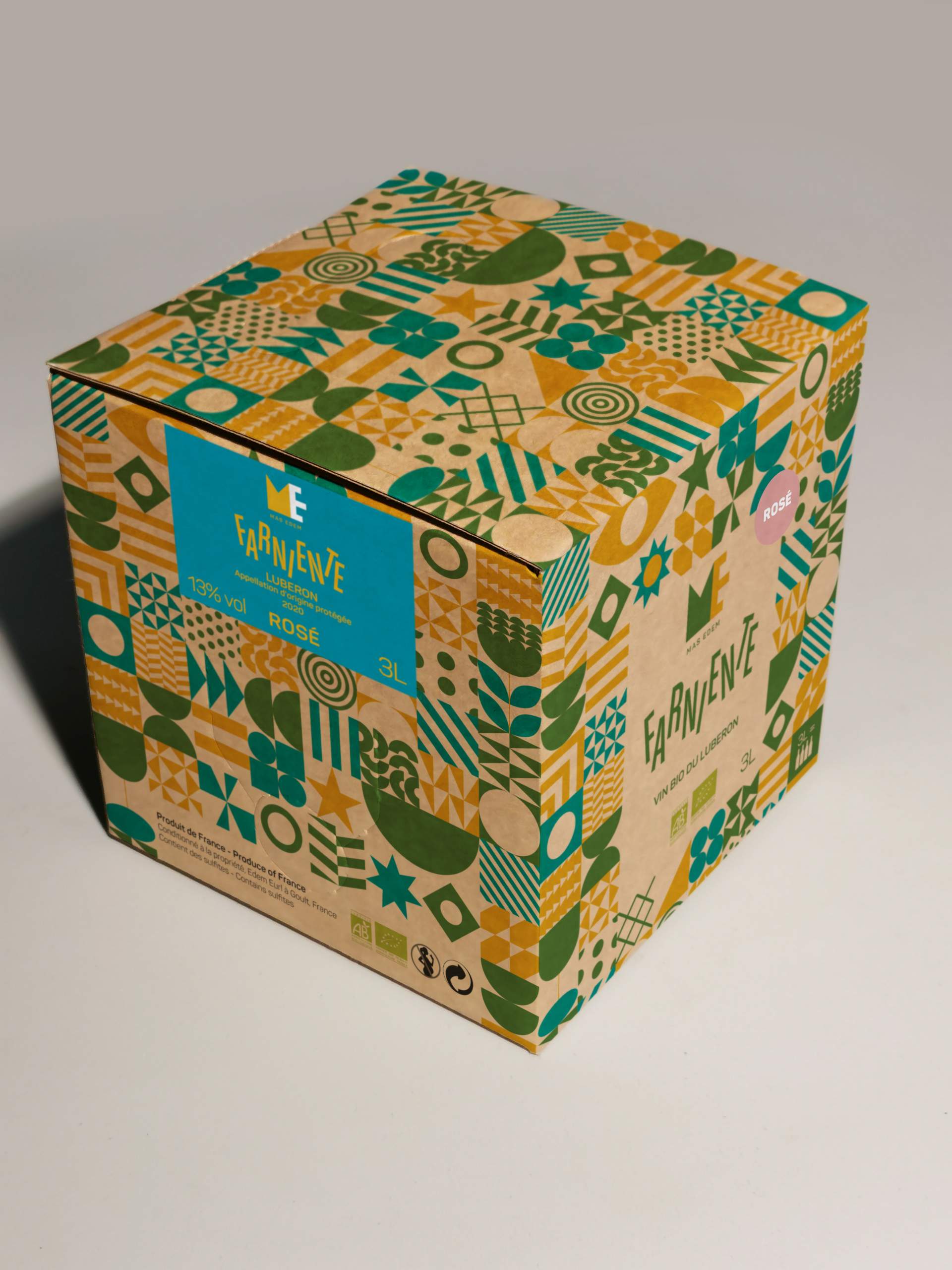 Création d'un bag in box Mas Edem