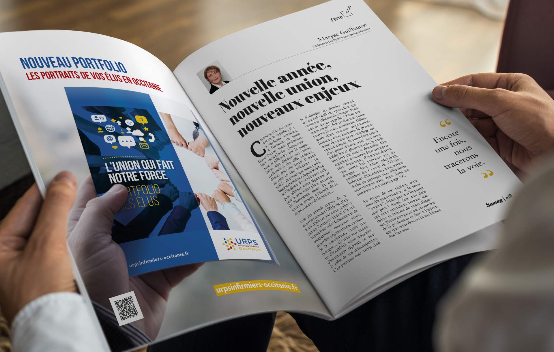 Création du magazine ilomag