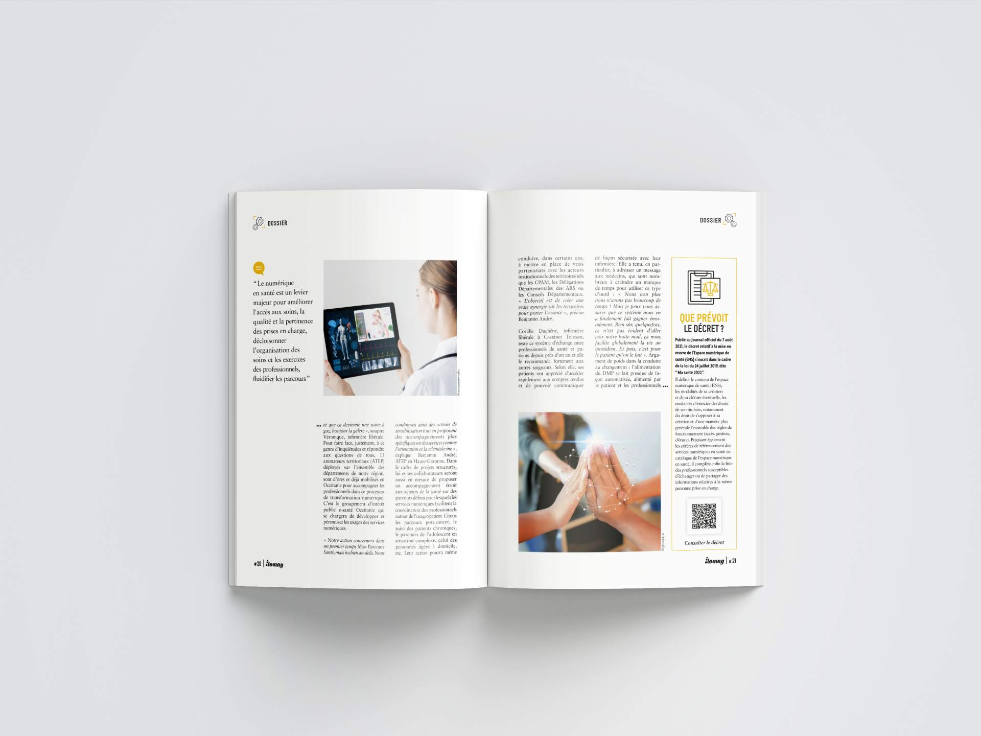 Création du magazine ilomag