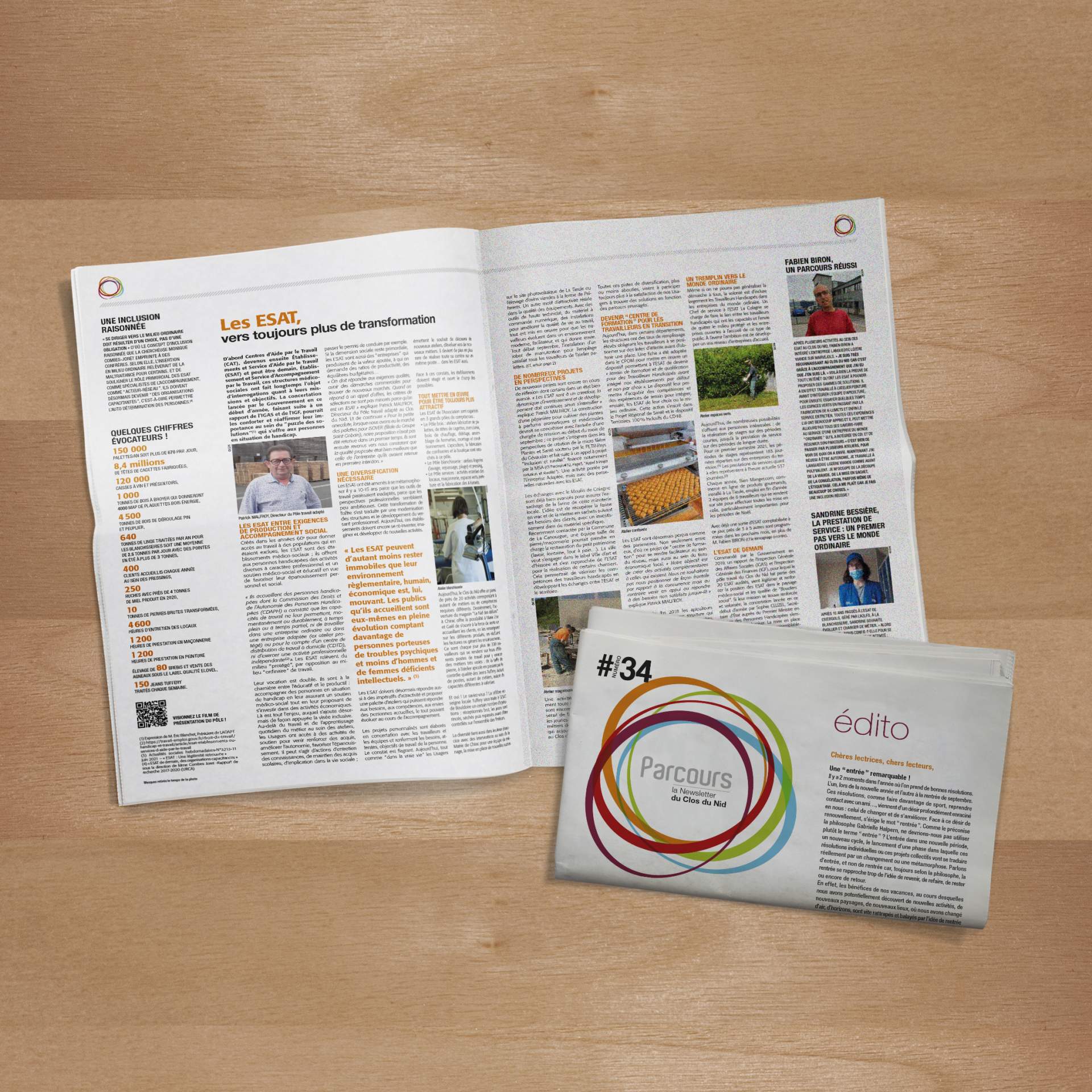 Création du journal du Clos du Nid