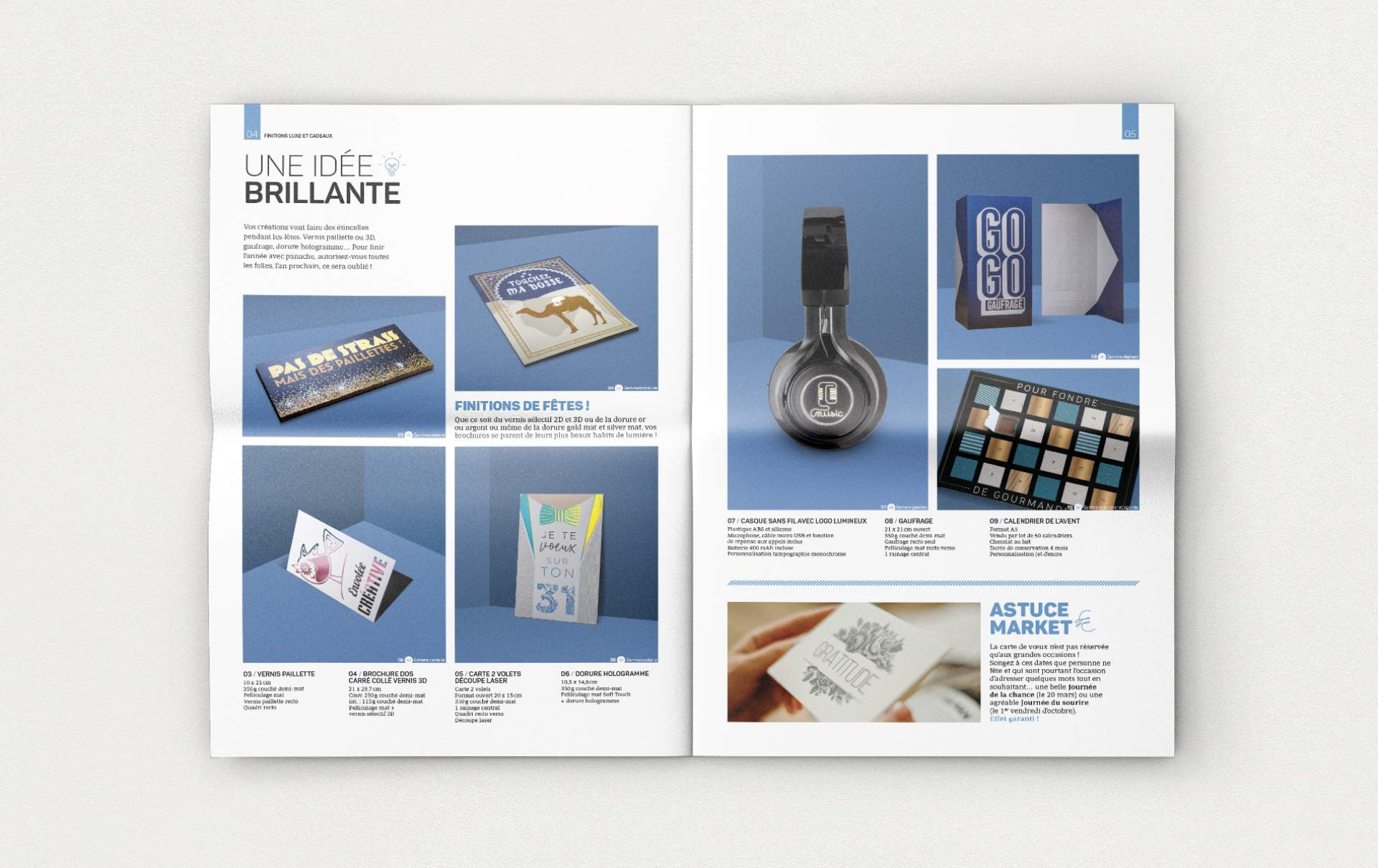 Création du magazine Creafocus personnalisé pour Exaprint