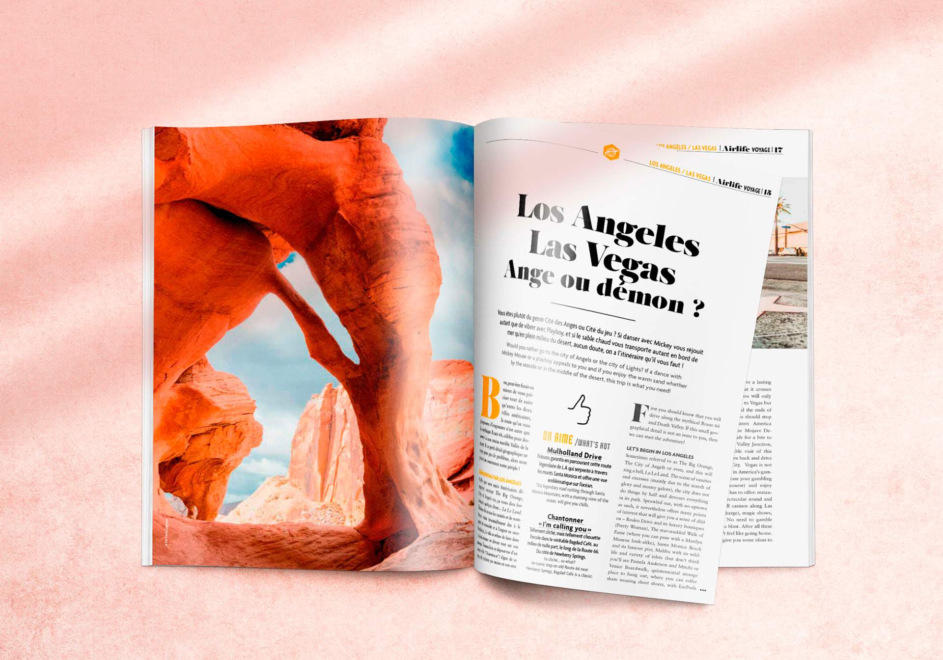 Création du magazine Airlife. Magazine de l’aéroport de Montpellier. 