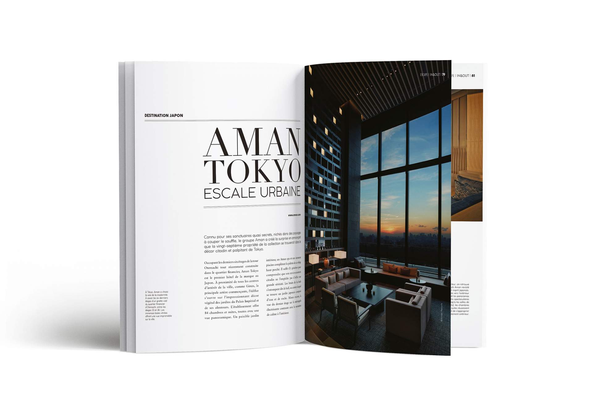 Création du magazine In and Out