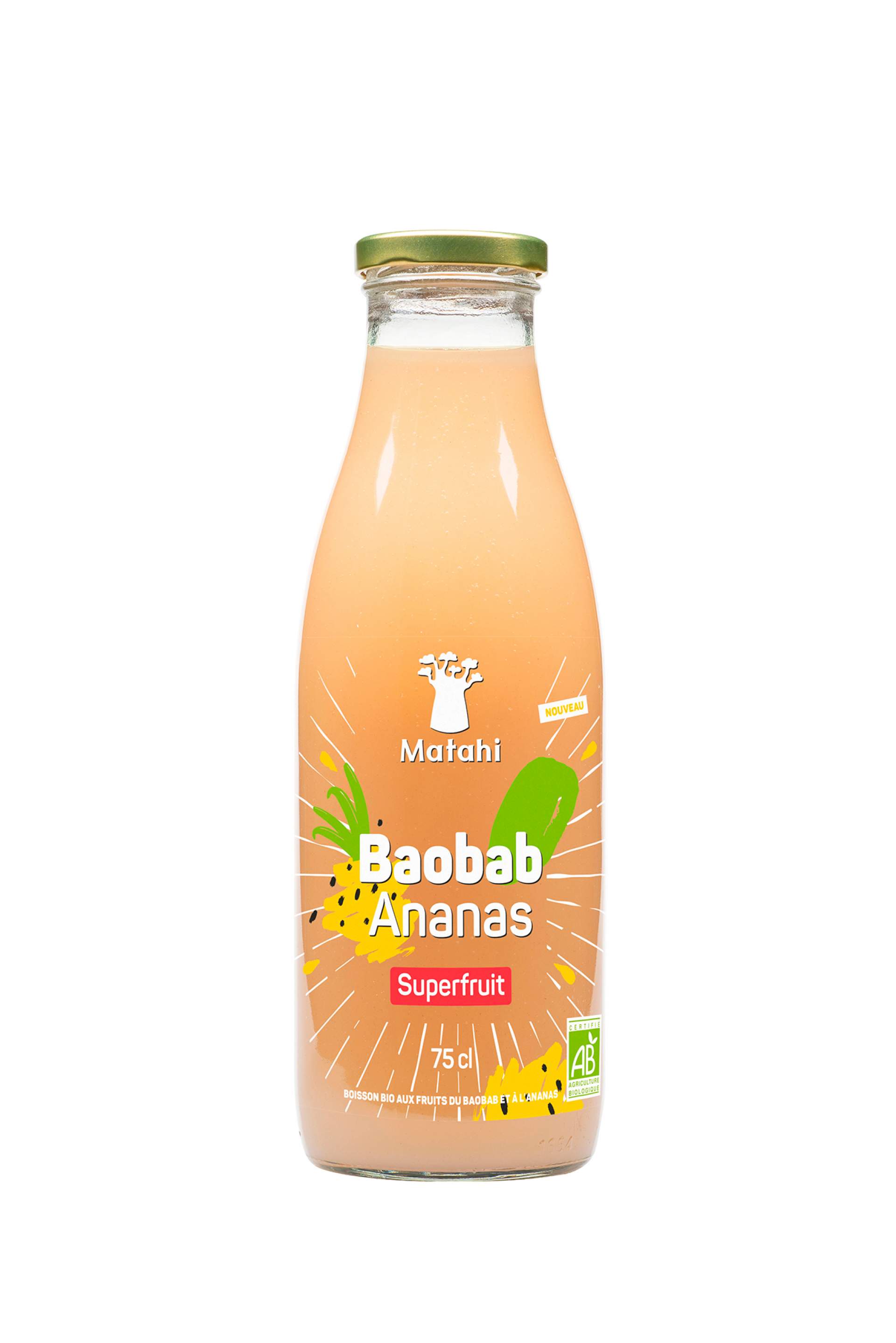Création du packaging de la boisson ananas