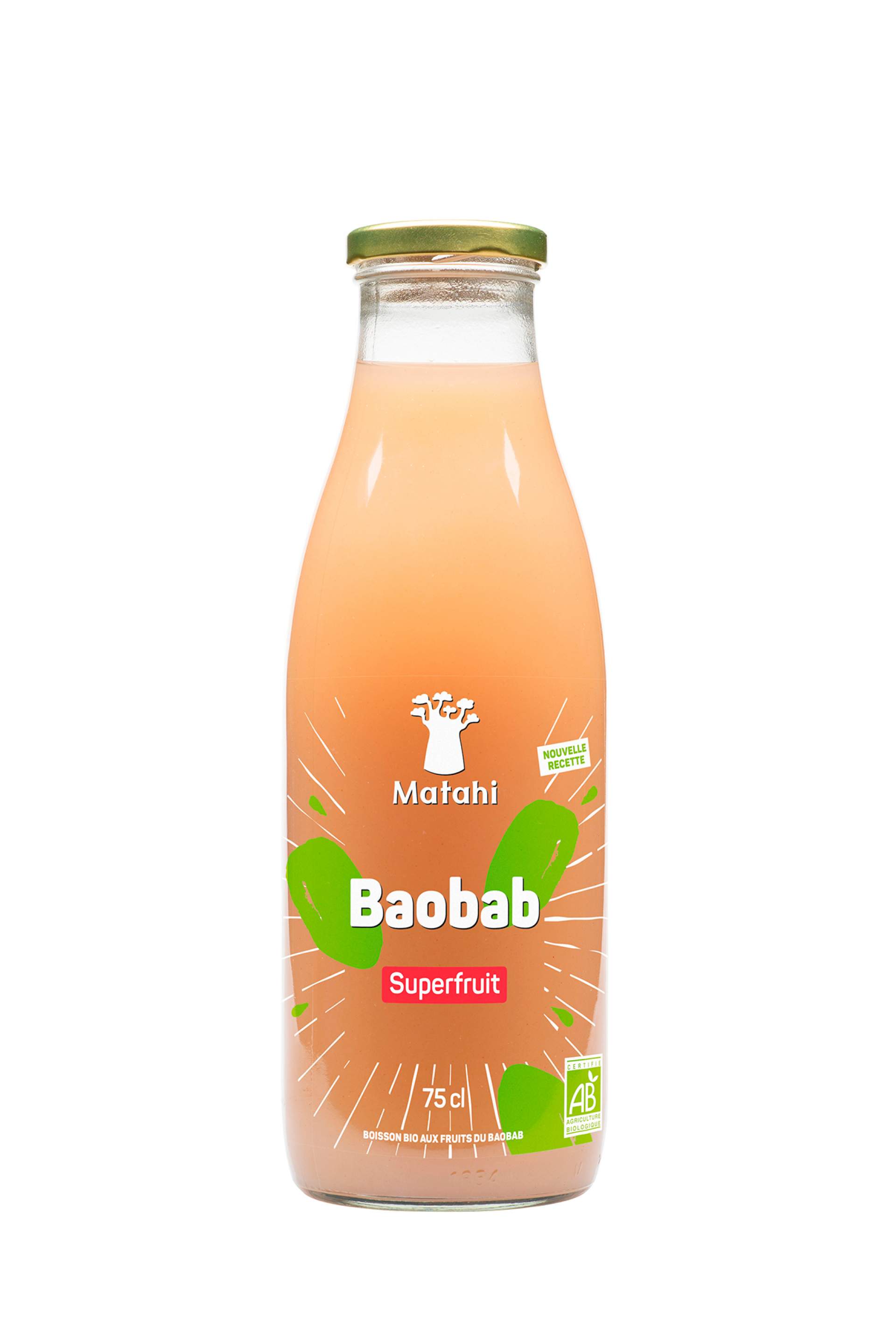 Création du packaging de la boisson baobab