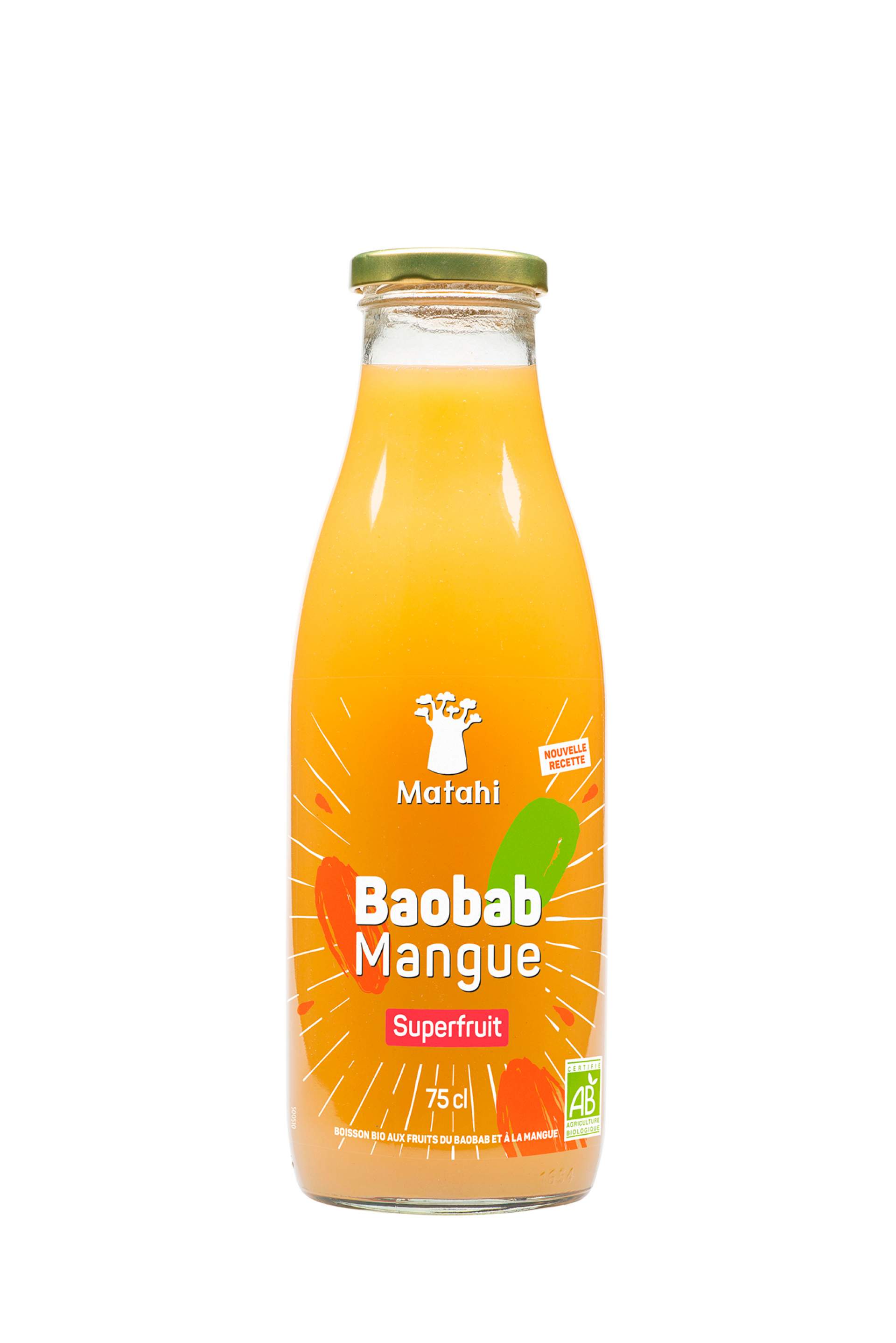 Création du packaging de la boisson mangue