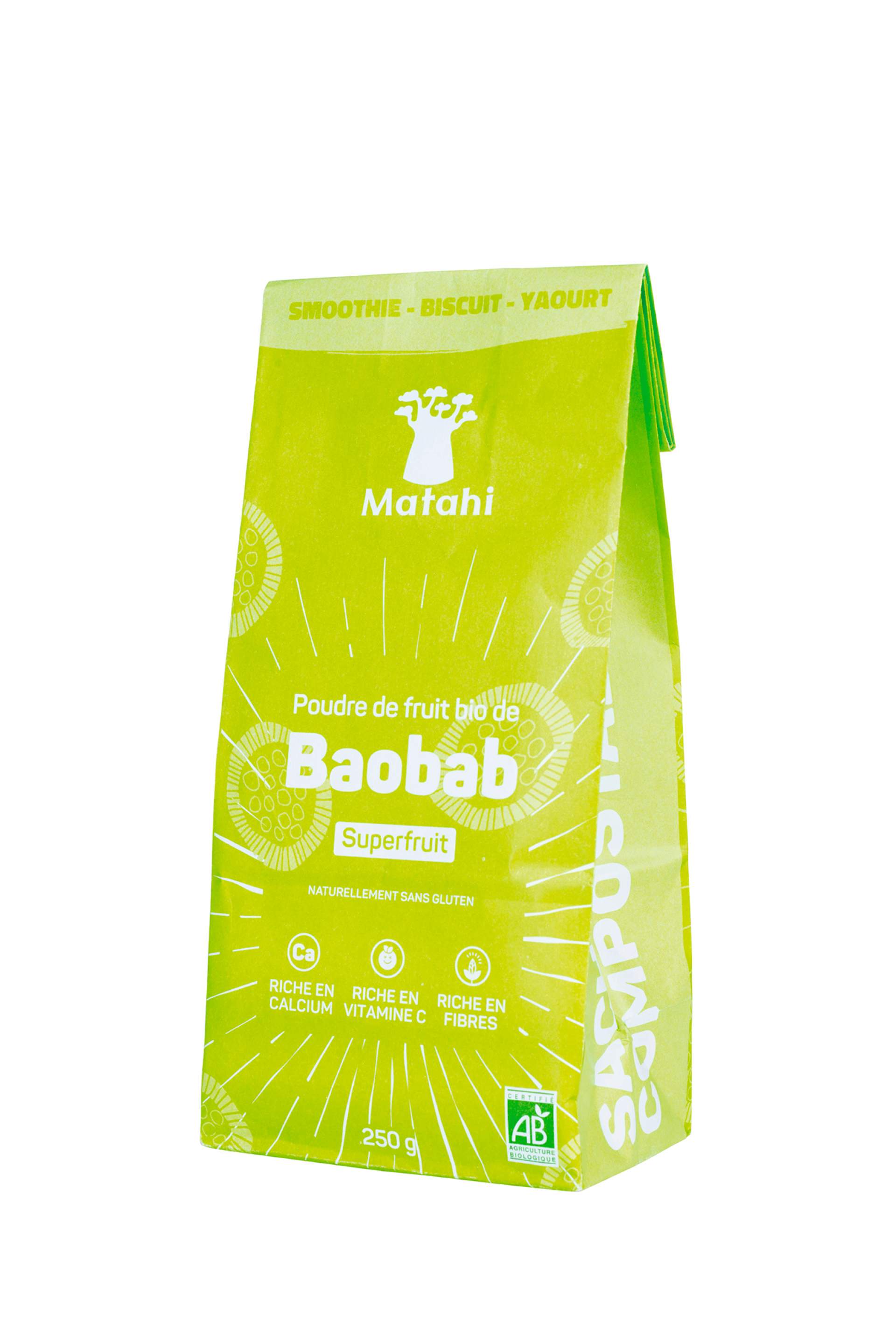 Création du packaging de la farine baobab